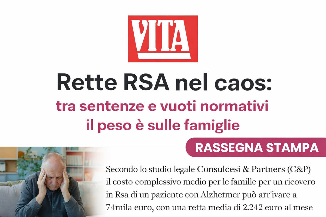 Rette RSA Alzheimer nel caos: costi fino a 74mila euro e sentenze sui rimborsi