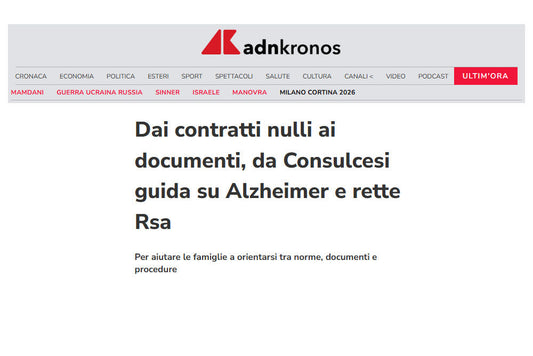 Dai contratti nulli ai documenti, da Consulcesi guida su Alzheimer e rette Rsa