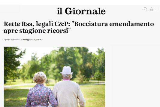 Rette Rsa, legali C&P: “Bocciatura emendamento apre stagione ricorsi”